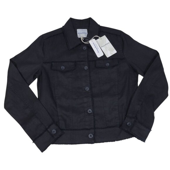 Tommy Bahama Jackets & Blazers - Tommy Bahama Two Palms Linen Raw Edge Jacket Womens XS Quiet Luxury Vacation NEW